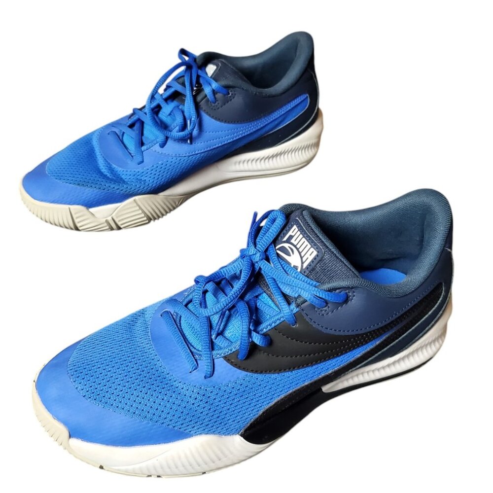 Puma Triple Basketball Bluemazing Sneakers Size 10.5 Blue 195217-05 Shoes